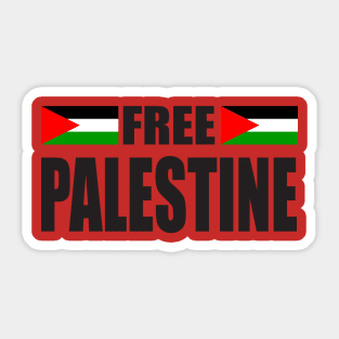 Free Palestine Sticker